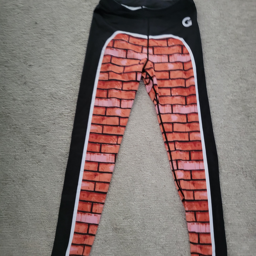 Grrrl Courtney  Brick Pattern Leggings